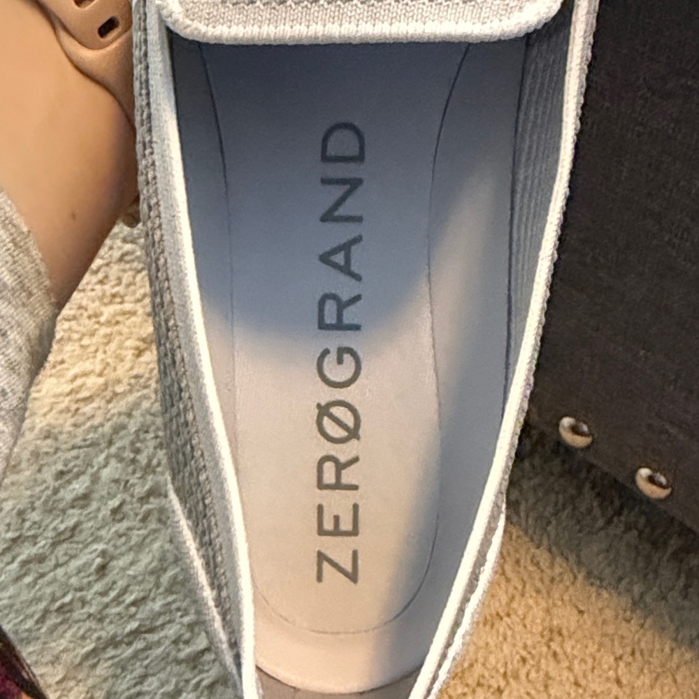 Cole Haan Women's Light Gray Slip-On Sneakers - Picture 2 of 6